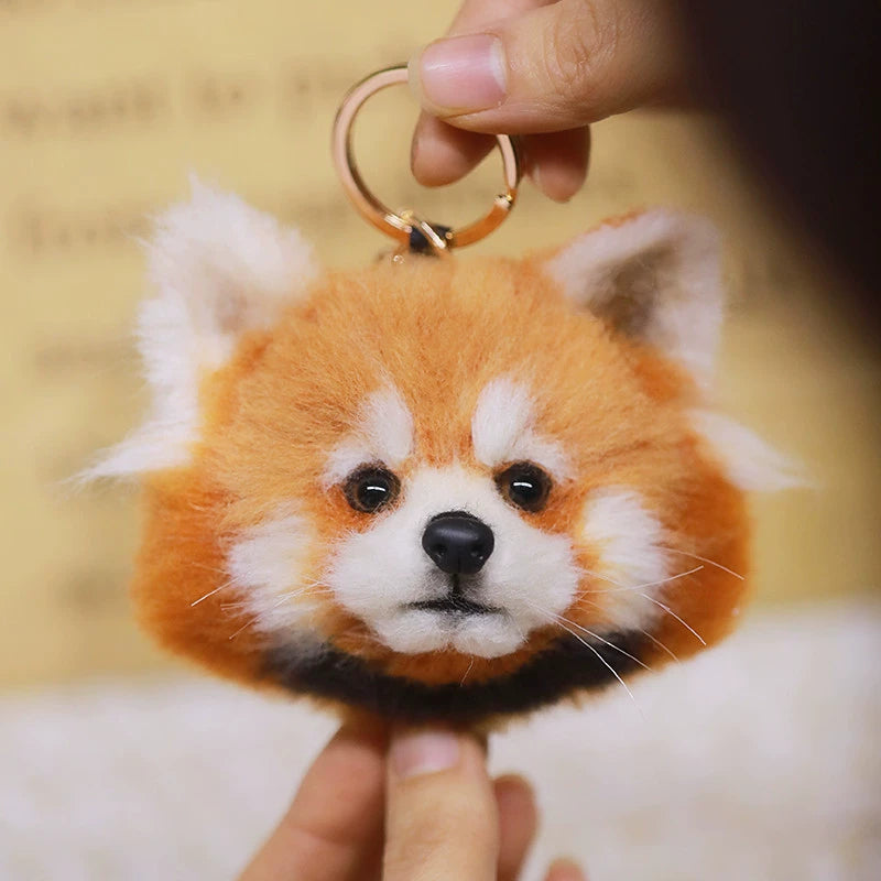 Custom Wool Felt Pet Head Keychain